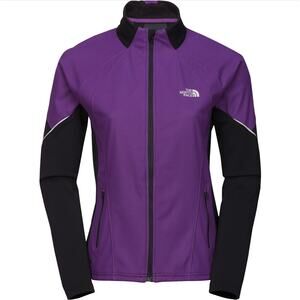 The North Face Purple WindStopper Hybrid Full Zip Jacket